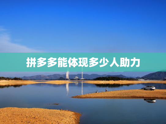 拼多多能体现多少人助力