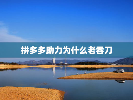 拼多多助力为什么老吞刀