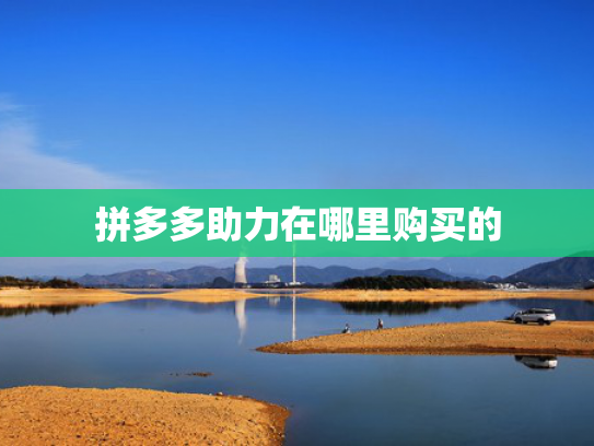 拼多多助力在哪里购买的