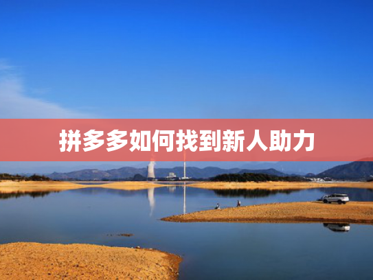拼多多如何找到新人助力