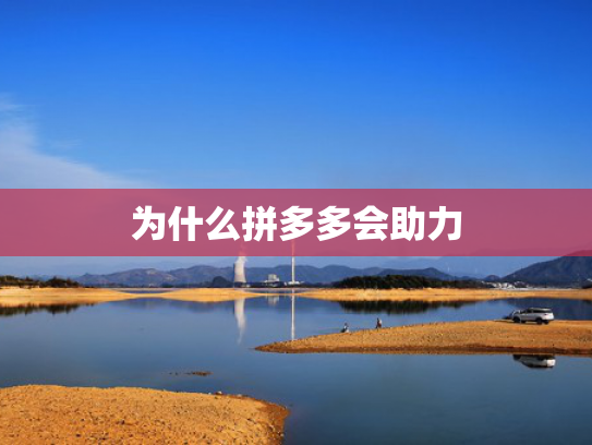 为什么拼多多会助力